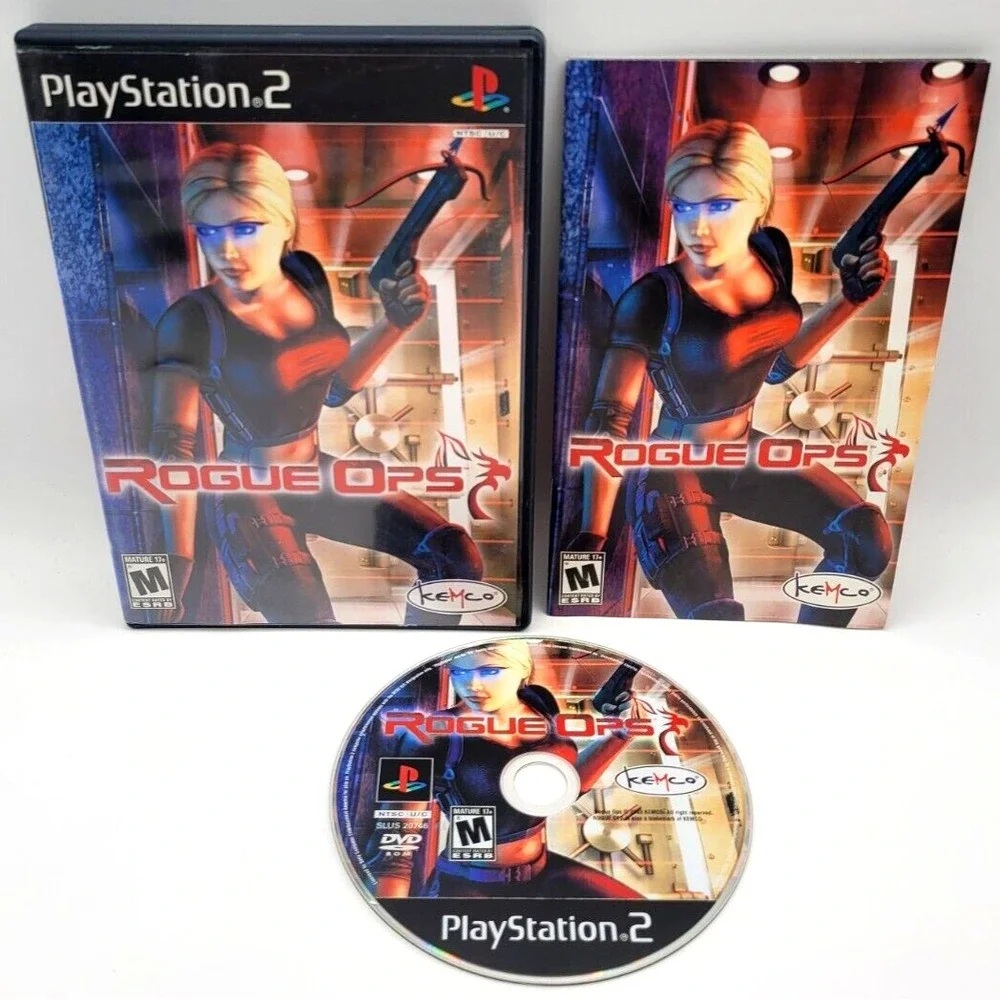 Rogue‎ Ops Playstation 2 PS2 Video Game Complete in Box CIB